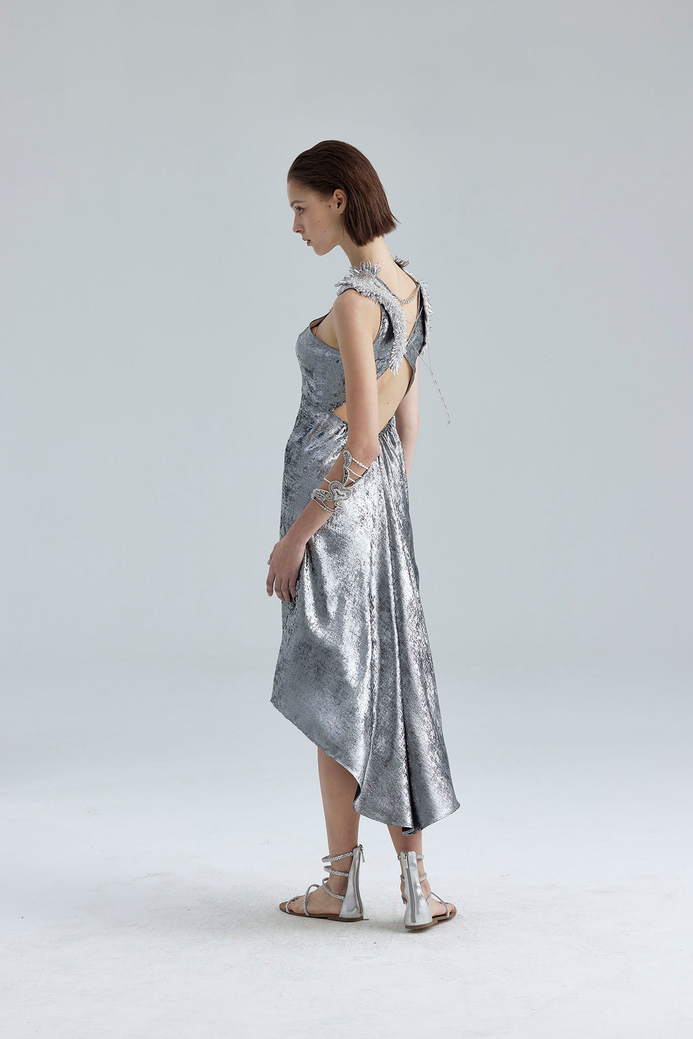 13.Silver wing dress